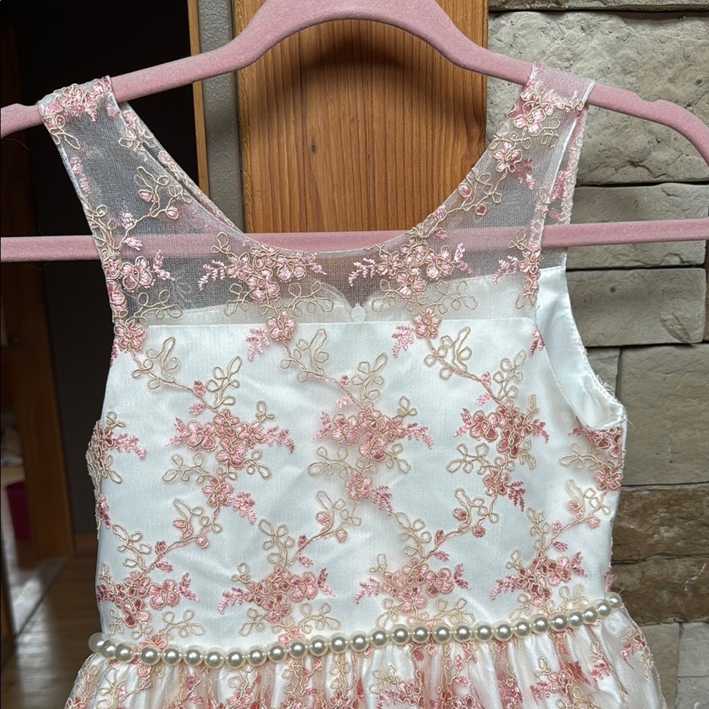 American Princess Dress Elegant Floral Kids Dress Size 10 - Picture 2 of 11